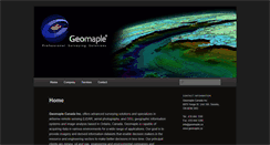 Desktop Screenshot of geomaple.ca